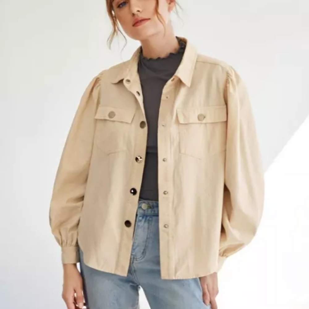 *NEW* Puff sleeve light jacket
